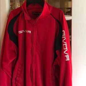 GIVOVA FULL ZIP-UP SWEAT JACKET SIZE MEDIUM